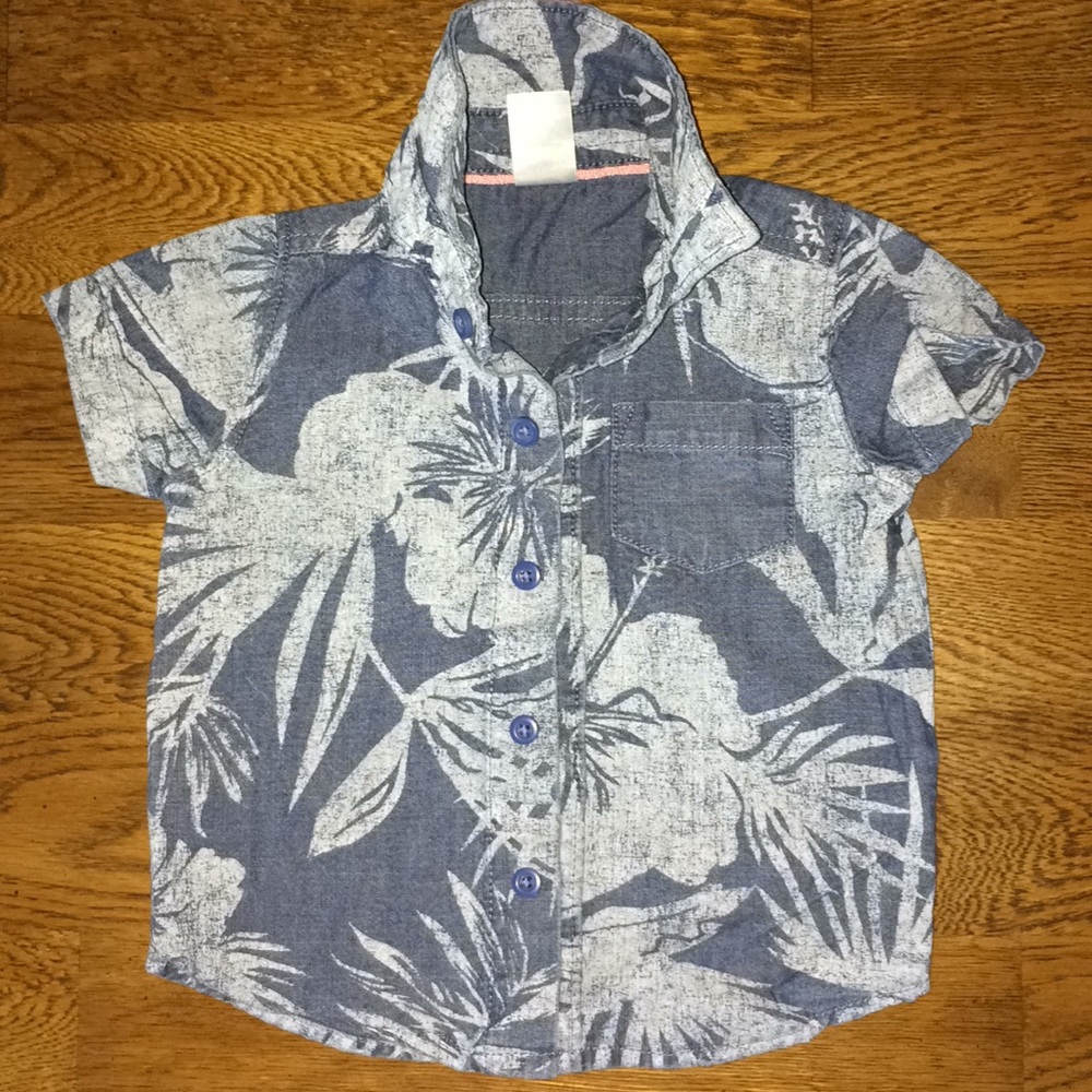 Hawaiian pocket button down